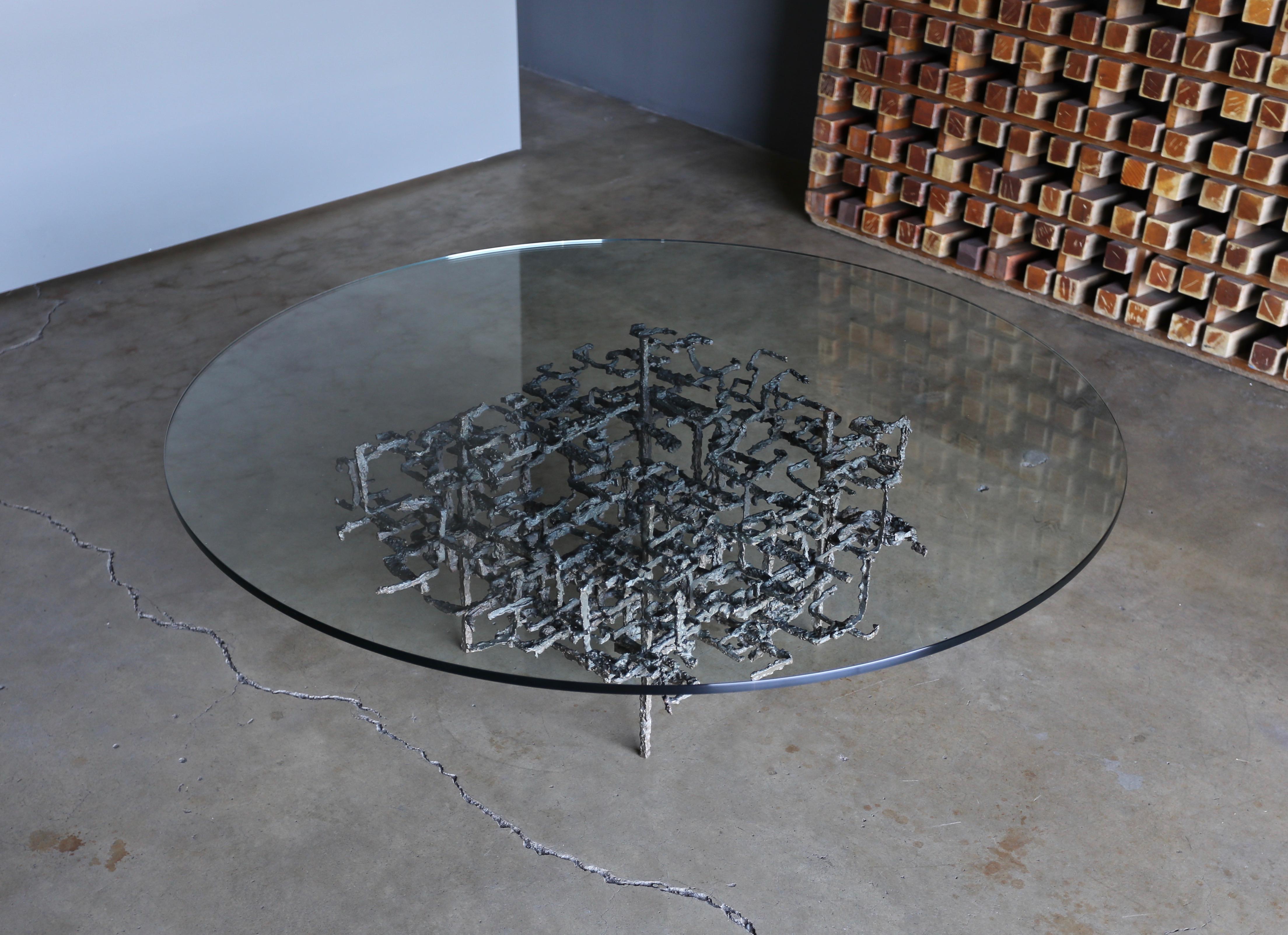 Daniel Gluck Sculptural Coffee Table, circa 1970 4