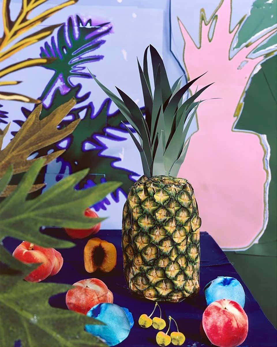 Pineapple and Leaf Shadows #9