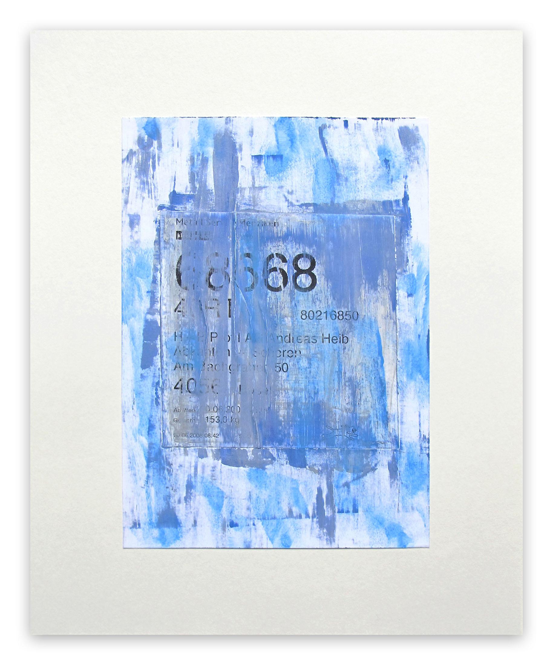 Abstract Painting di Daniel Göttin - 042 o.T.(Heib), 2018 (Pittura astratta)