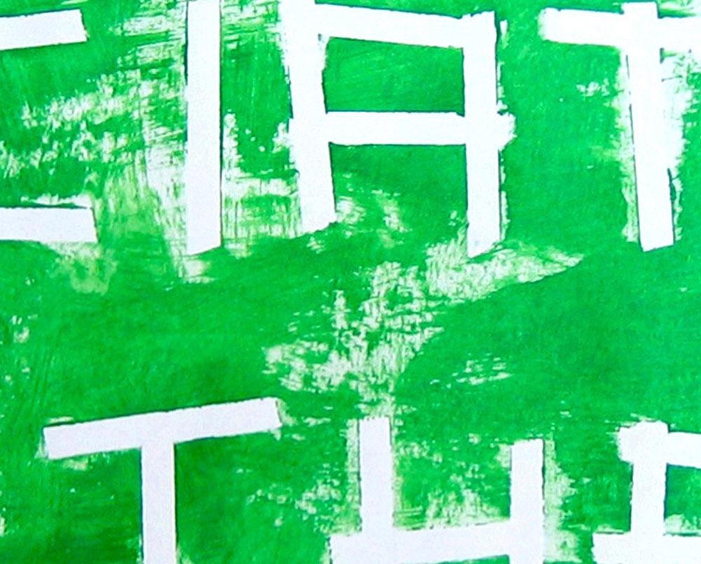 A13 - Lo apprezzo molto (pittura astratta) - Painting Astratto di Daniel Göttin