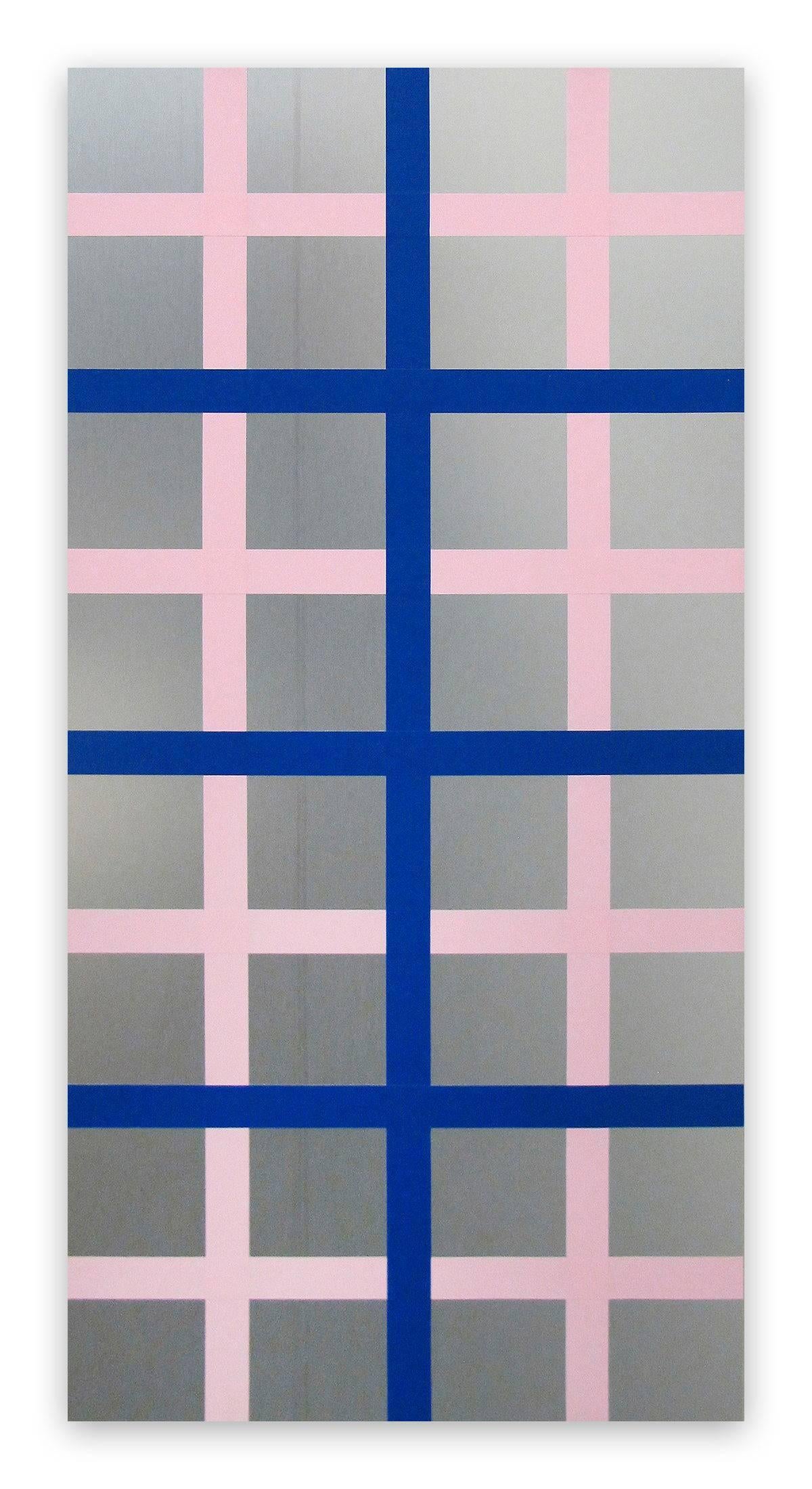 Daniel Göttin Abstract Painting – Doppeltes Raster 4, 2016 (Abstraktes Gemälde)