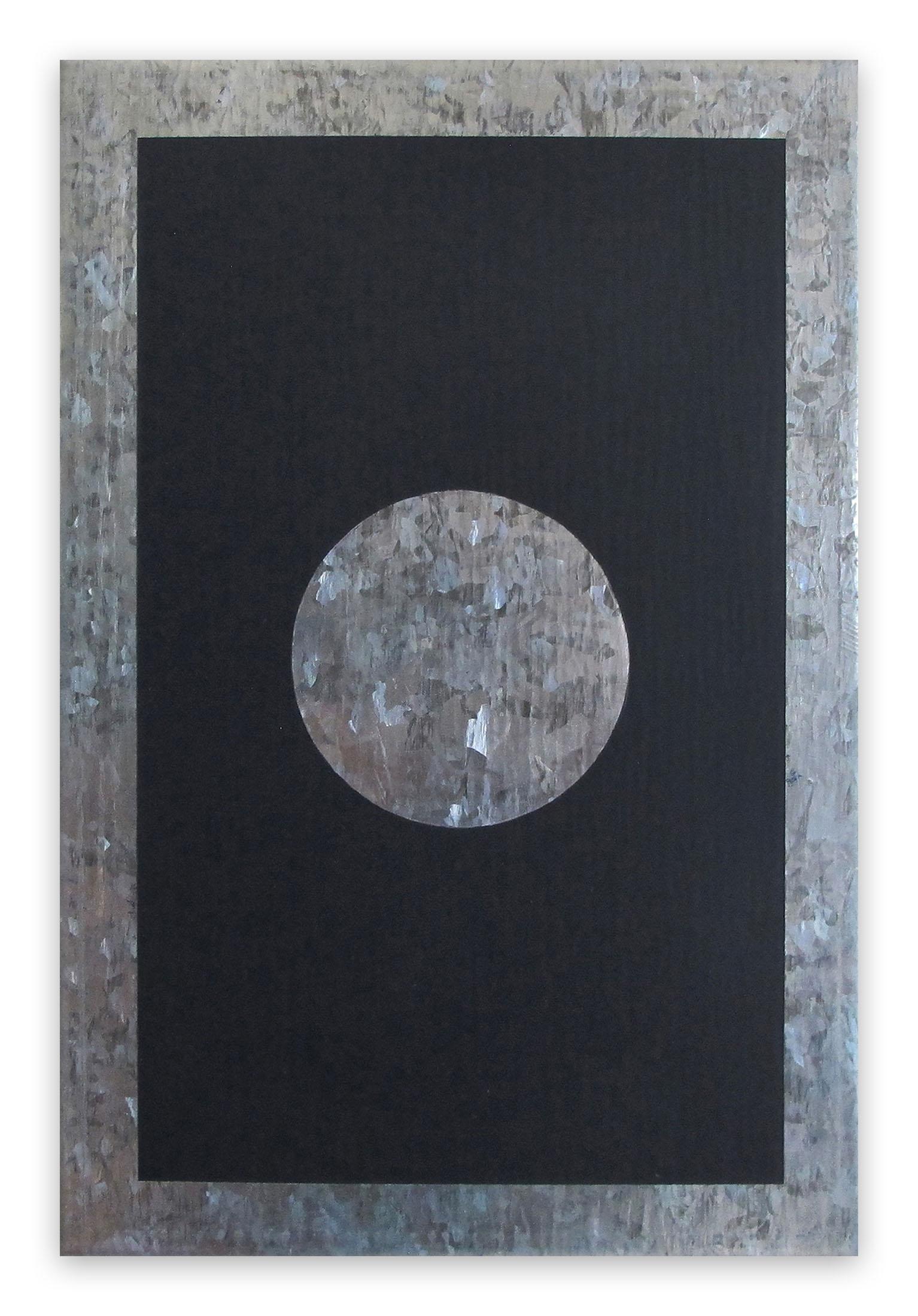 O2A-B, 2018 (Pittura astratta) - Painting di Daniel Göttin