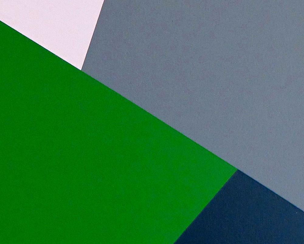 Slopes B8 (Abstrakt), Painting, von Daniel Göttin