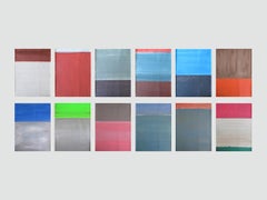 Senza titolo 1-12 2017 (Pittura astratta)