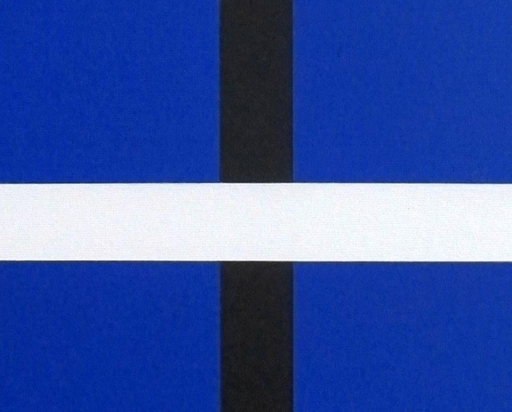 Ohne Titel 2, 2020 (Abstraktes Gemälde) (Blau), Abstract Painting, von Daniel Göttin