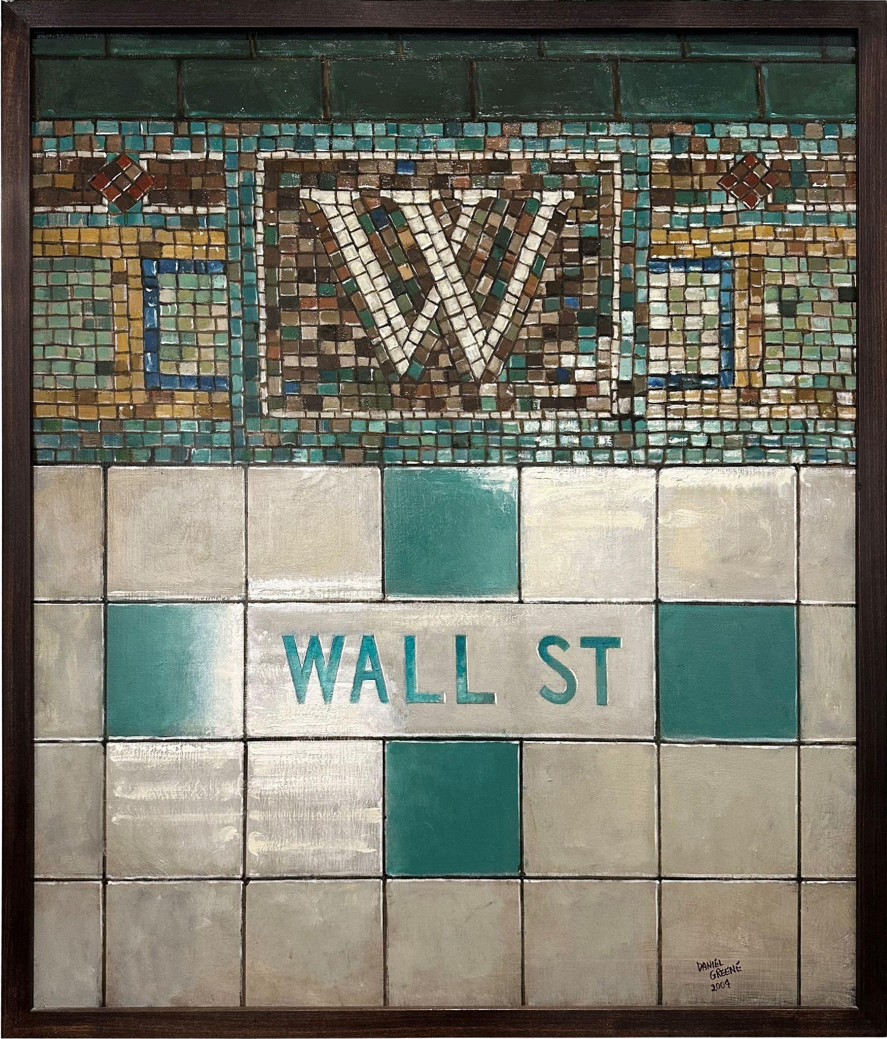 Wall St. - Painting de Daniel Greene