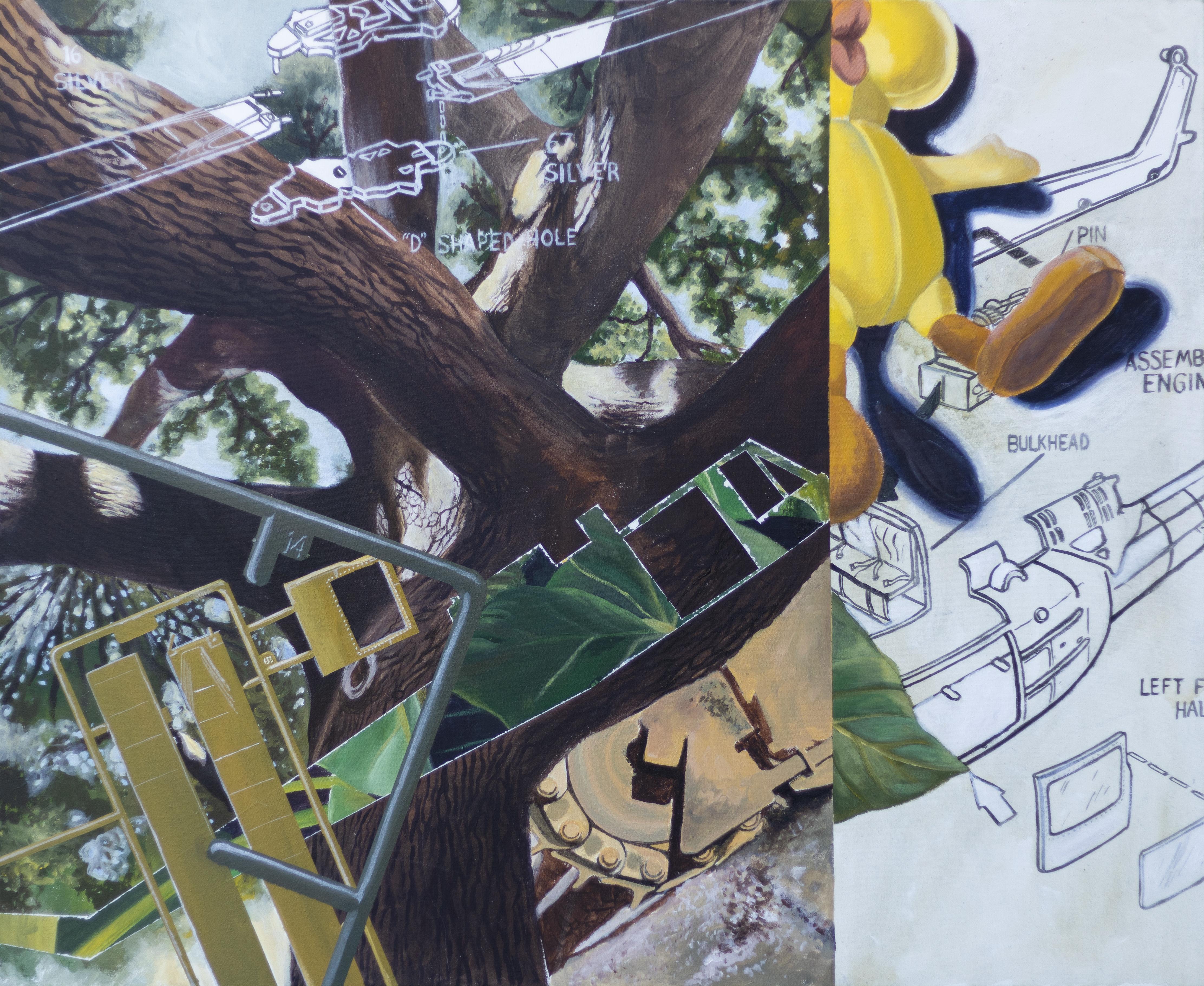 Abstract Painting di Daniel Han - Alberi