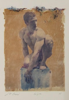 Unidentified Kneeling Male