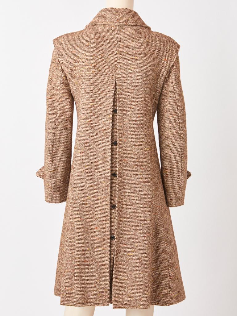Daniel Hechter Donegal Tweed 70's Coat In Good Condition In New York, NY