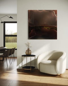 Any day now II, Freestyle Resin Art, Unique Piece, handmade