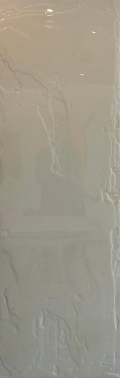 I see white Rabbits I-III, Freestyle Resin Art, Unique Piece, handmade