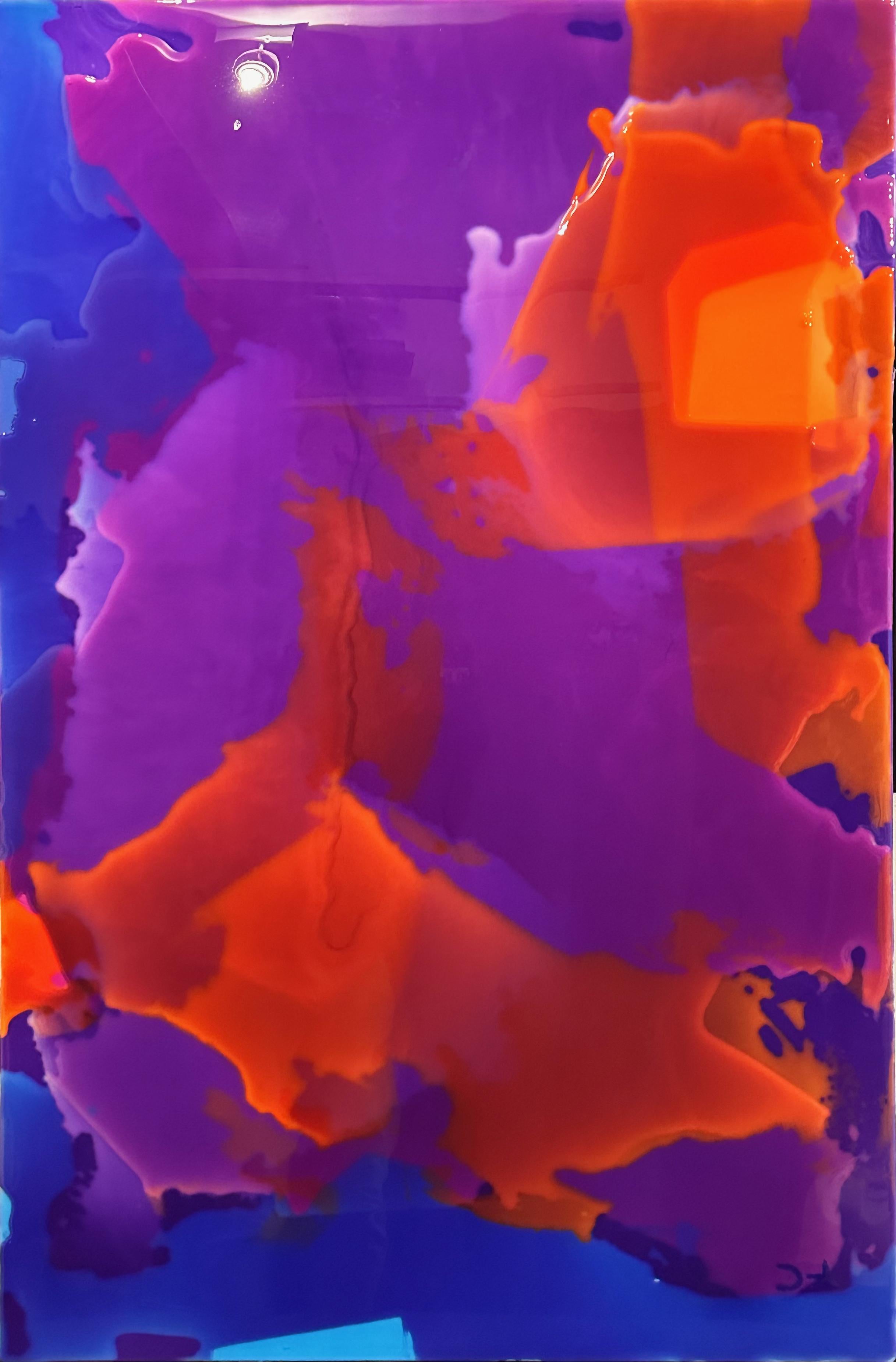 QU'EST-CE QUE J'AI FAIT ?  , Art en résine de style libre, pièce unique, faite à la main - Mixed Media Art de Daniel Hellermann