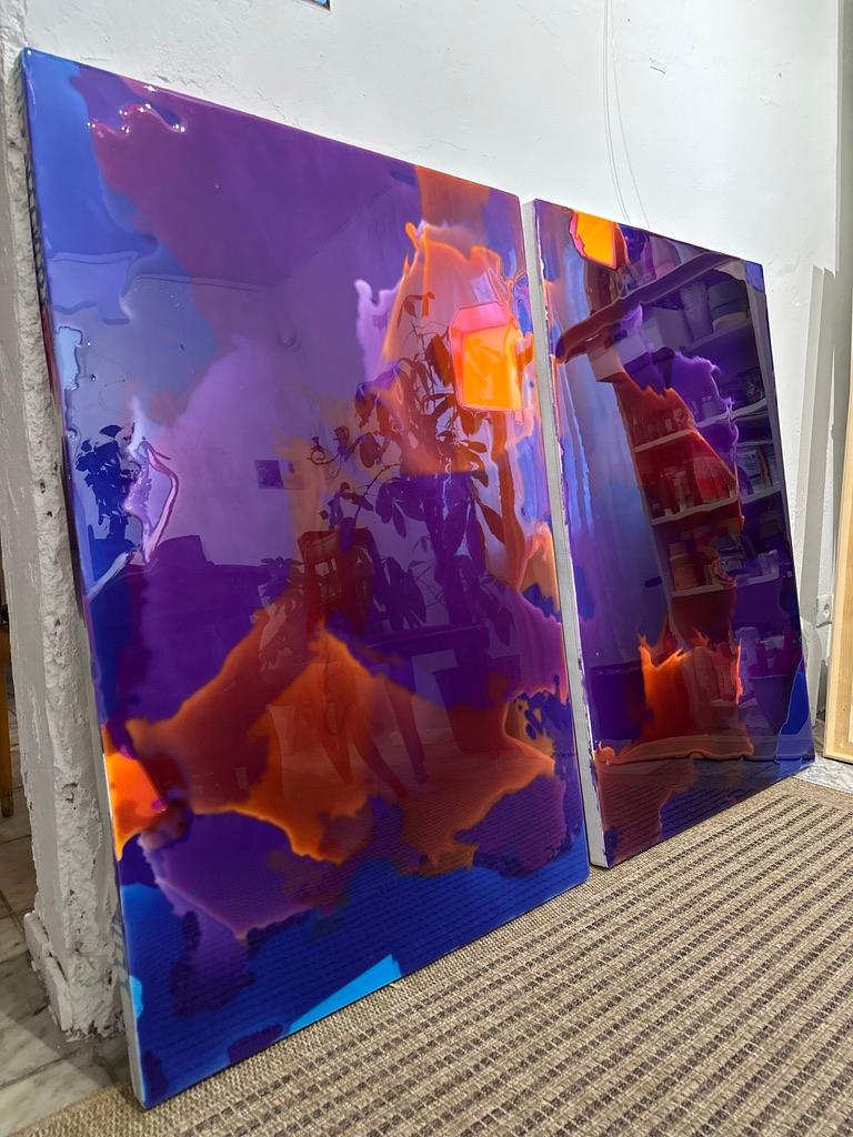 Unique Piece
handmade
Resin and Pigments on Wood

As a self-taught artist, he uses the unique expression of resin materials to create fascinating works of art. Daniel combines various techniques to create a harmonious fusion of colors, textures and