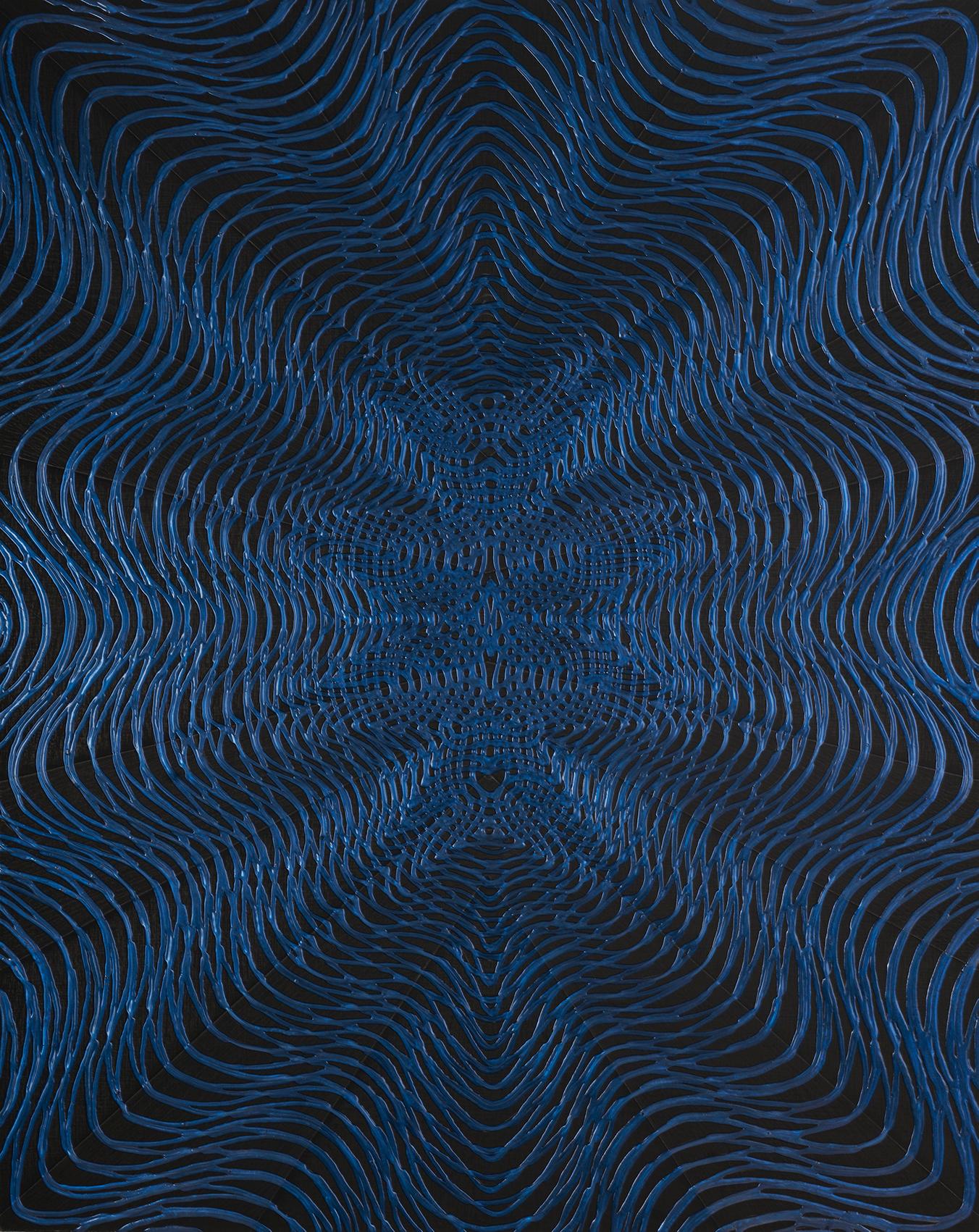 Daniel Hill,  Senza titolo-3 2015, acrilico, 22 x 30 pollici in vendita 2