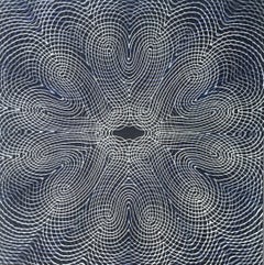 Daniel Hill,  Untitled 4, 2019, 24" x 24", acrylic polymer emulsion on paper 
