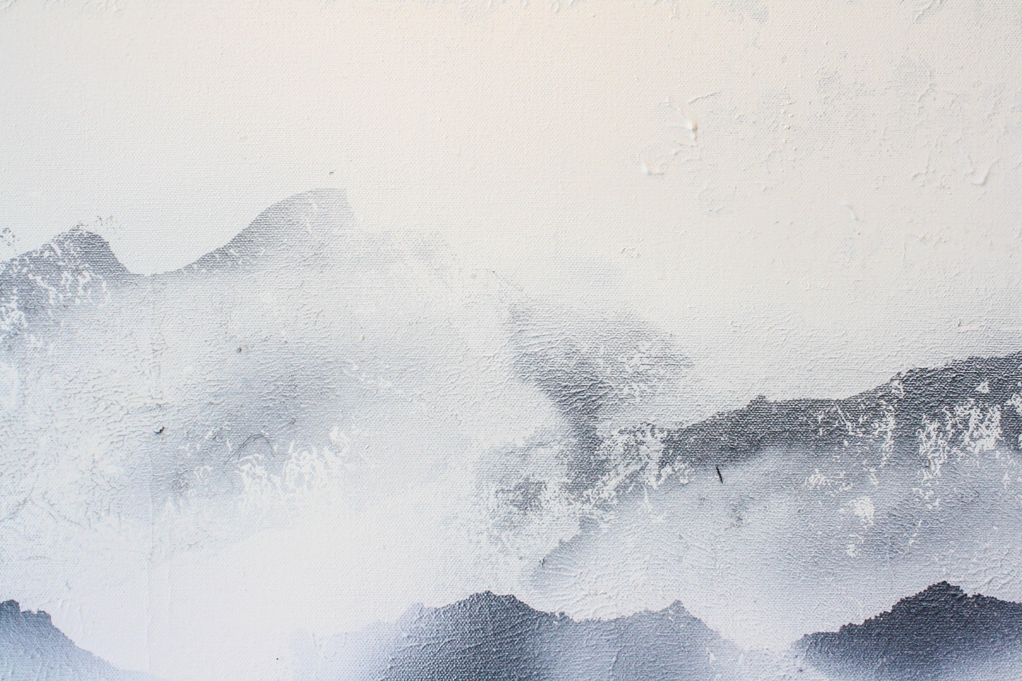 Painting of misty mountain peaks with texture and white contrast.

Daniel Holland (b. 1984, South Carolina, United States) attended Watkins College of Art and Design. He has shown in multiple exhibitions around Tennessee, such as OZ Arts Nashville