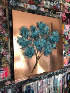 Eden on Copper Oil Paint, Acrylic Paint, Copper Easter Spring Excellent Art 
