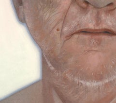 Sculptor - expressive, male, figurative, realism, portrait, oil on canvas