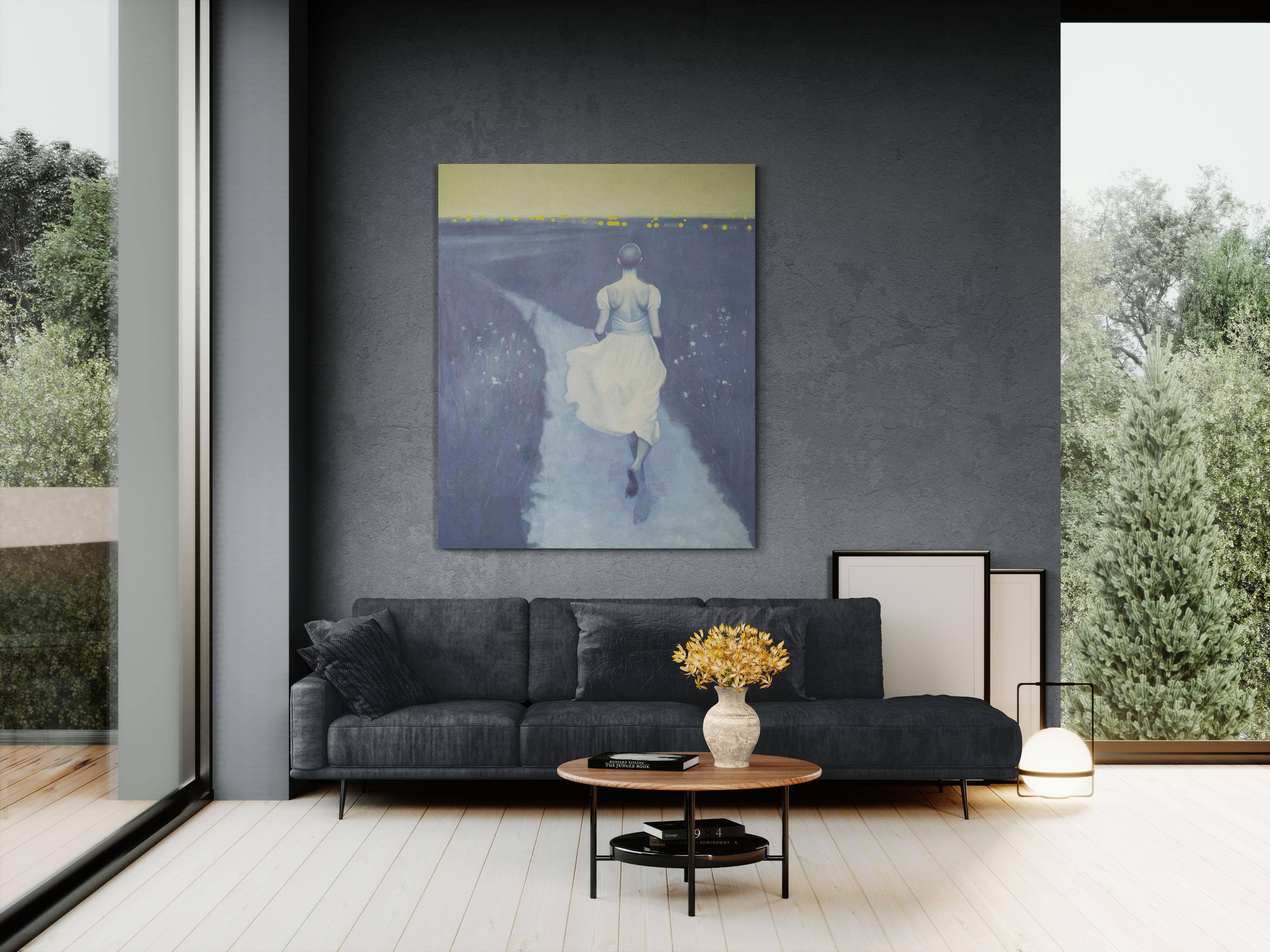 Take Me Home Tonight - contemporary, figurative, portrait, oil on canvas For Sale 8