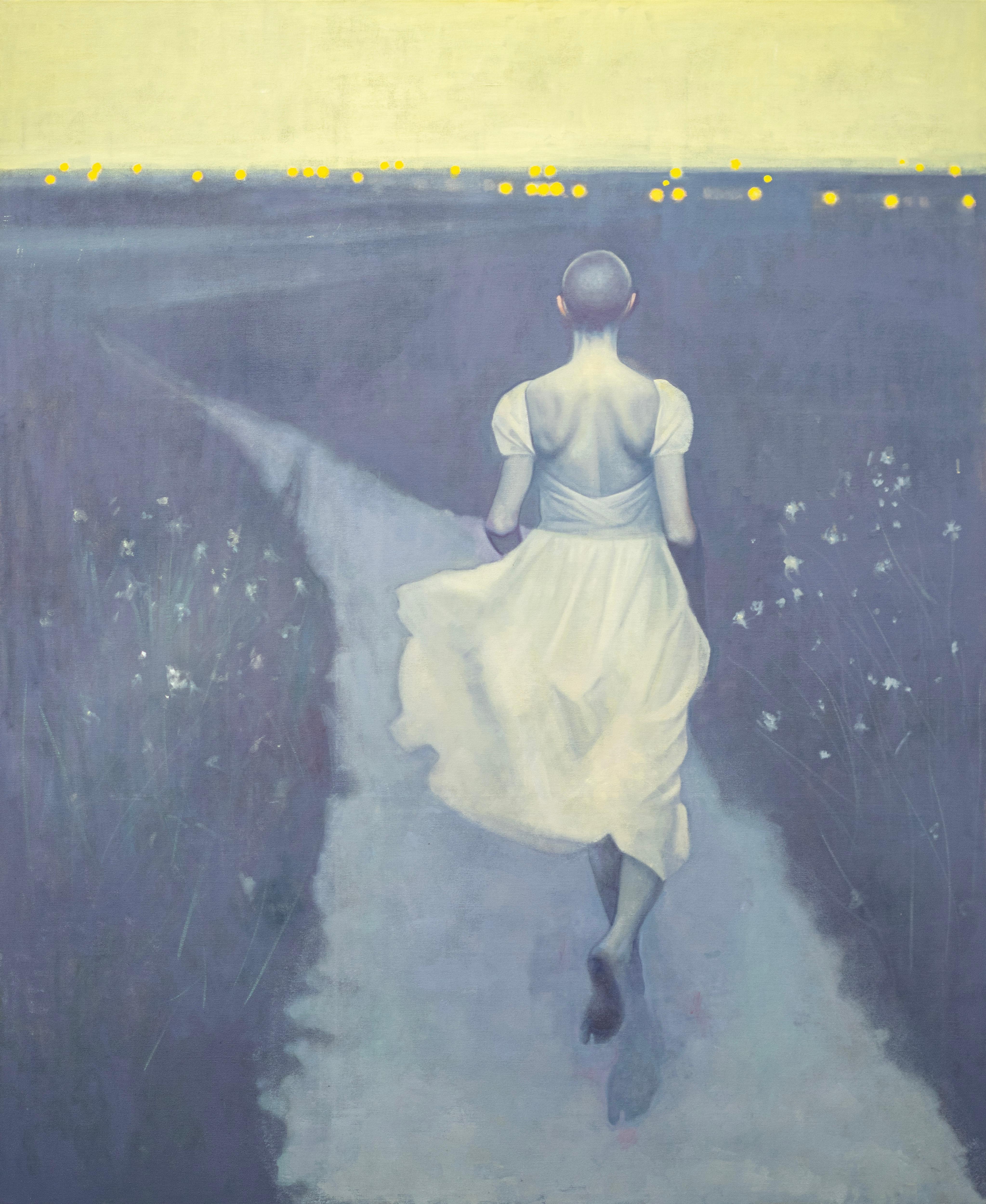 Daniel Hughes Portrait Painting - Take Me Home Tonight - contemporary, figurative, portrait, oil on canvas