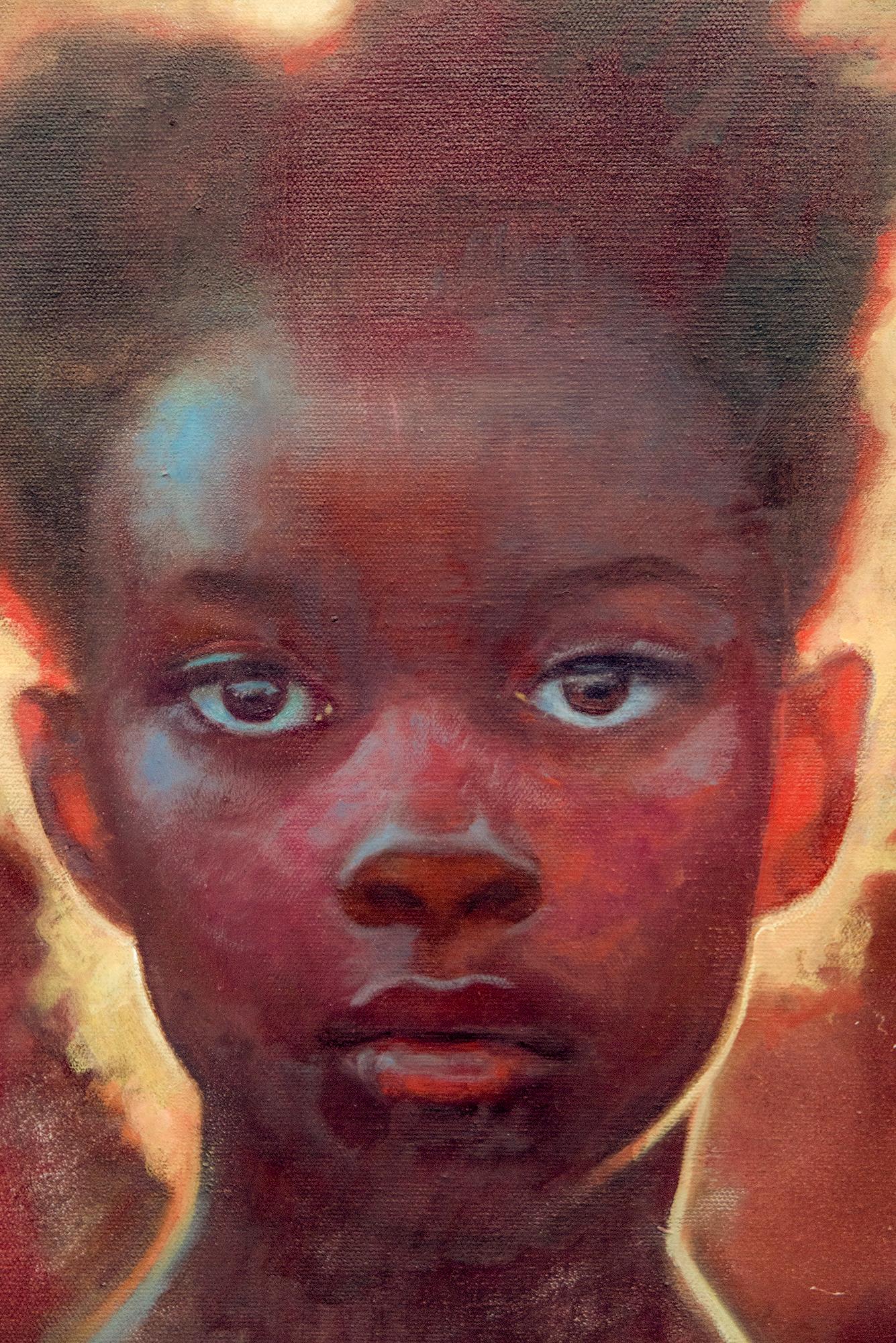 Twilight #1 - contemporary, figurative, portrait, oil on canvas in vendita 1