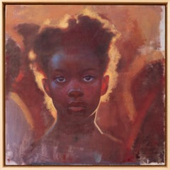 Twilight #1 - contemporary, figurative, portrait, oil on canvas