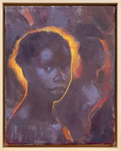Twilight #2 - contemporary, figurative, portrait, oil on canvas