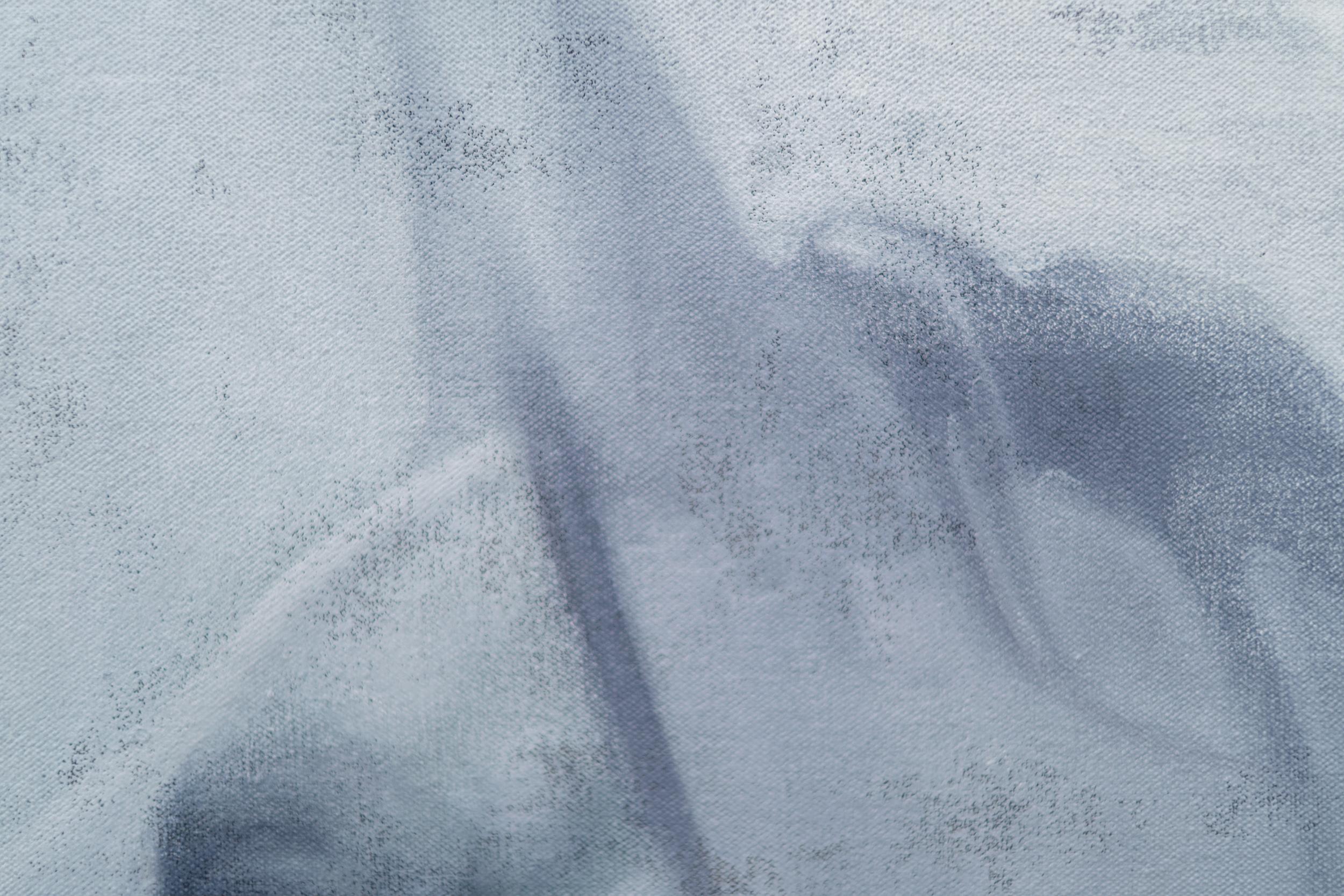 Caballo Blanco - contemporáneo, figurativo, animal, retrato, óleo sobre lienzo en venta 3