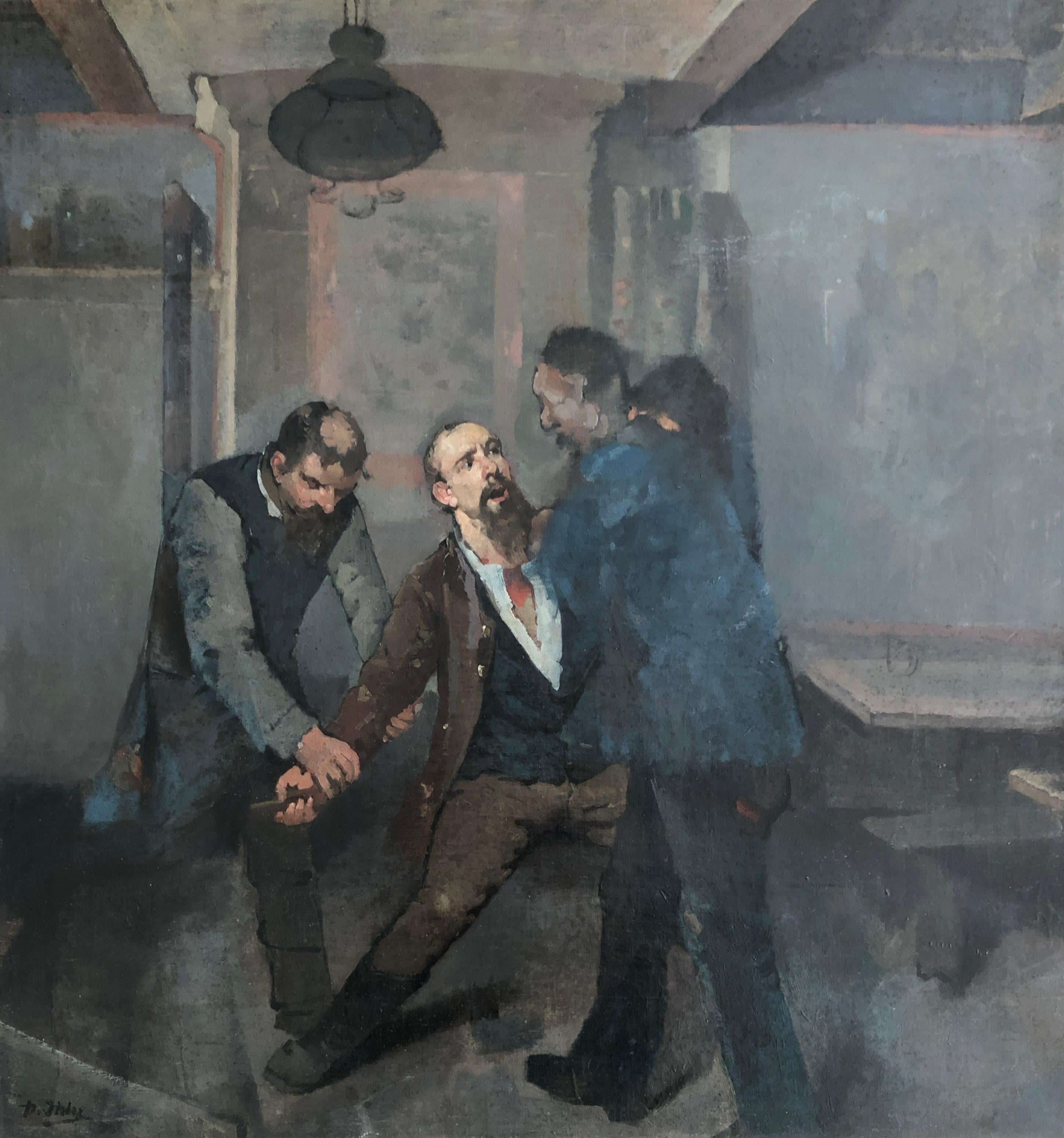 Figurative Painting Daniel Ihly - The arrest