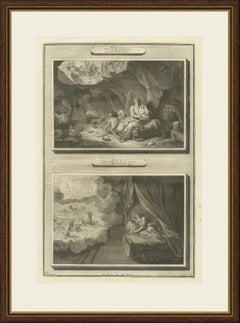 Daniele nella fossa dei leoni e la visione delle quattro bestie, Mortier, 1700 circa