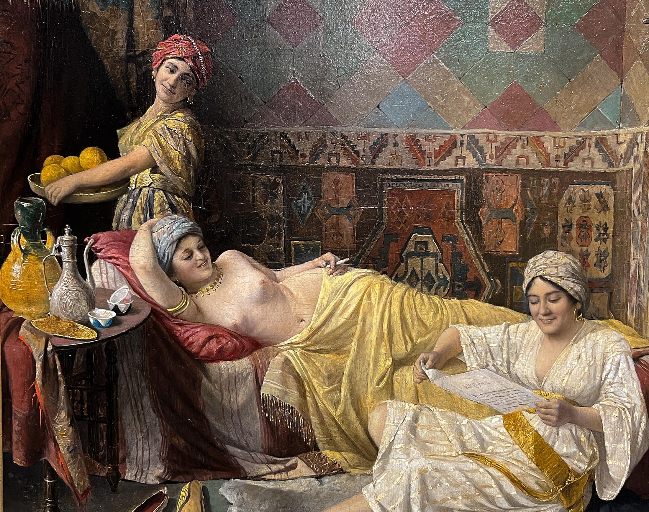 Daniel Israel Orientalist Oil Painting 