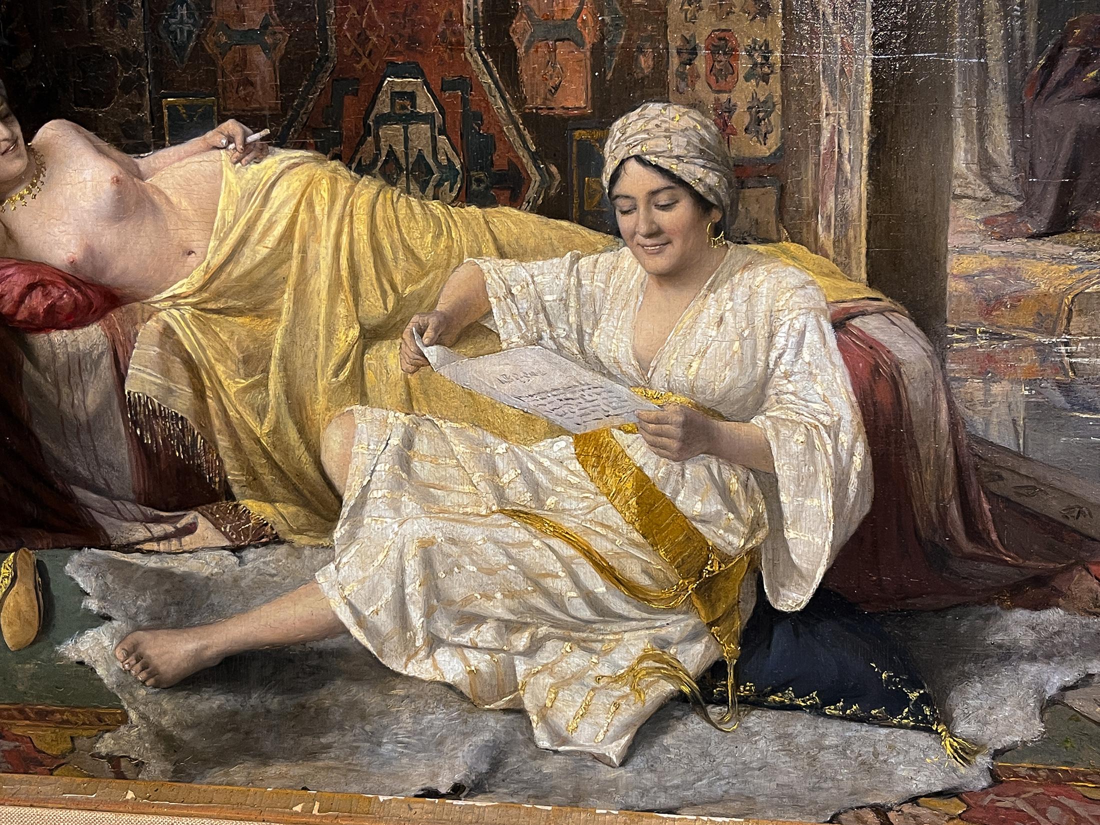 Daniel Israel Orientalist Oil Painting 
