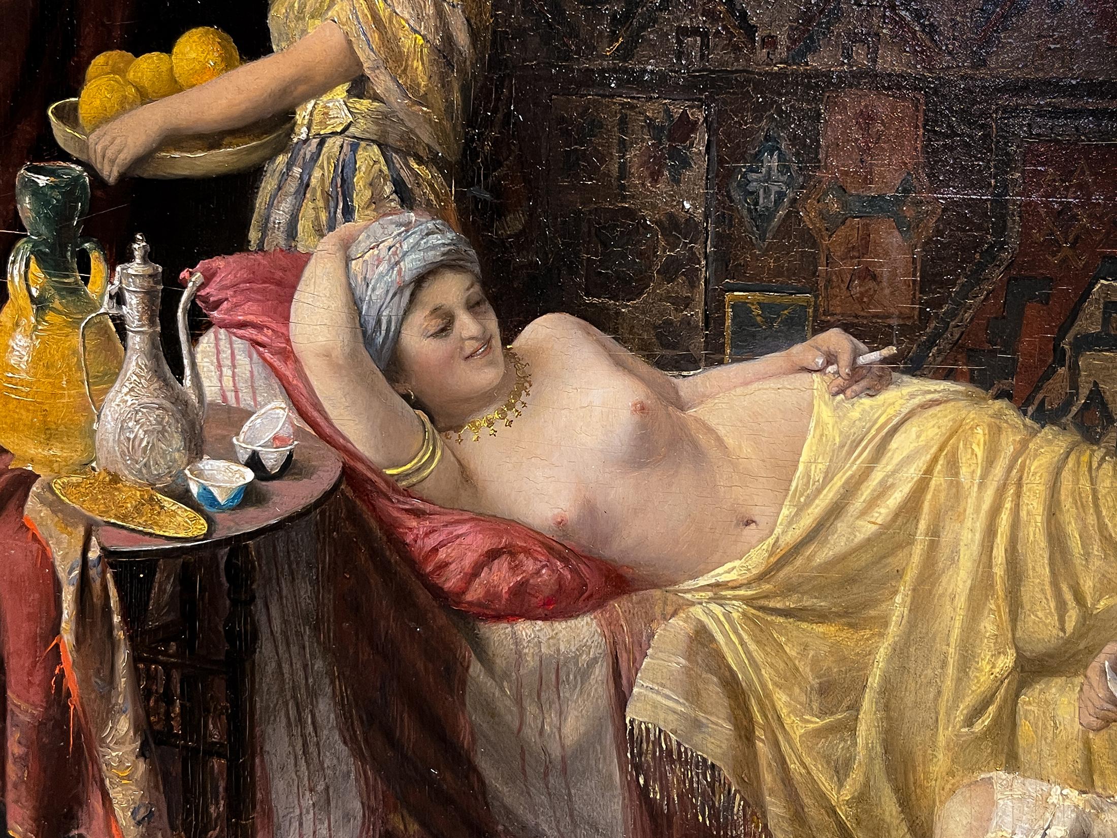 Daniel Israel Orientalist Oil Painting 