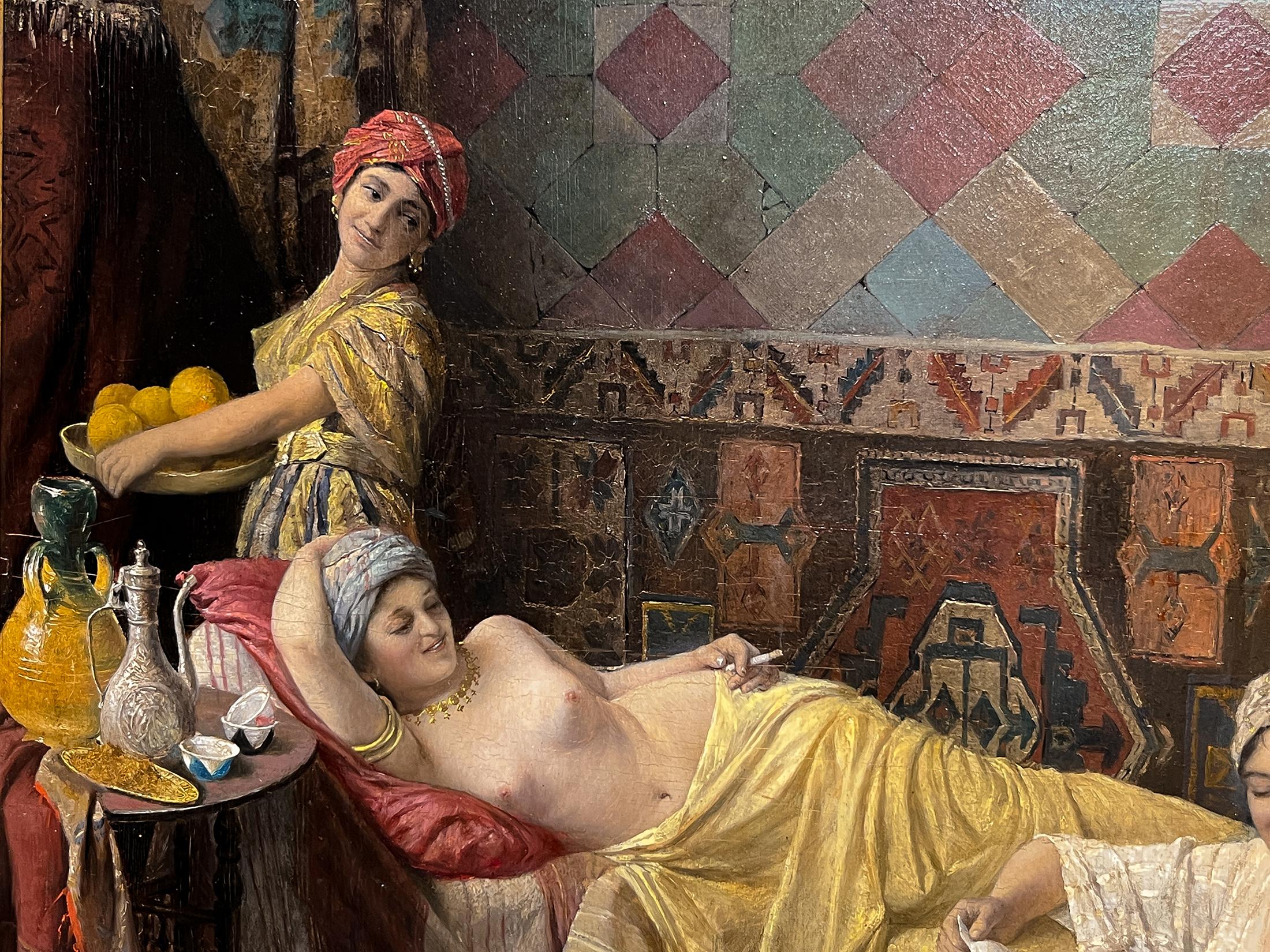 Daniel Israel Orientalist Oil Painting 