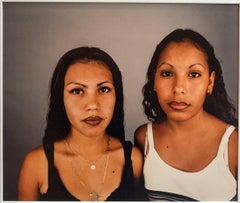 Two Sisters, Photo 1995, rare dye destruction print Photograph