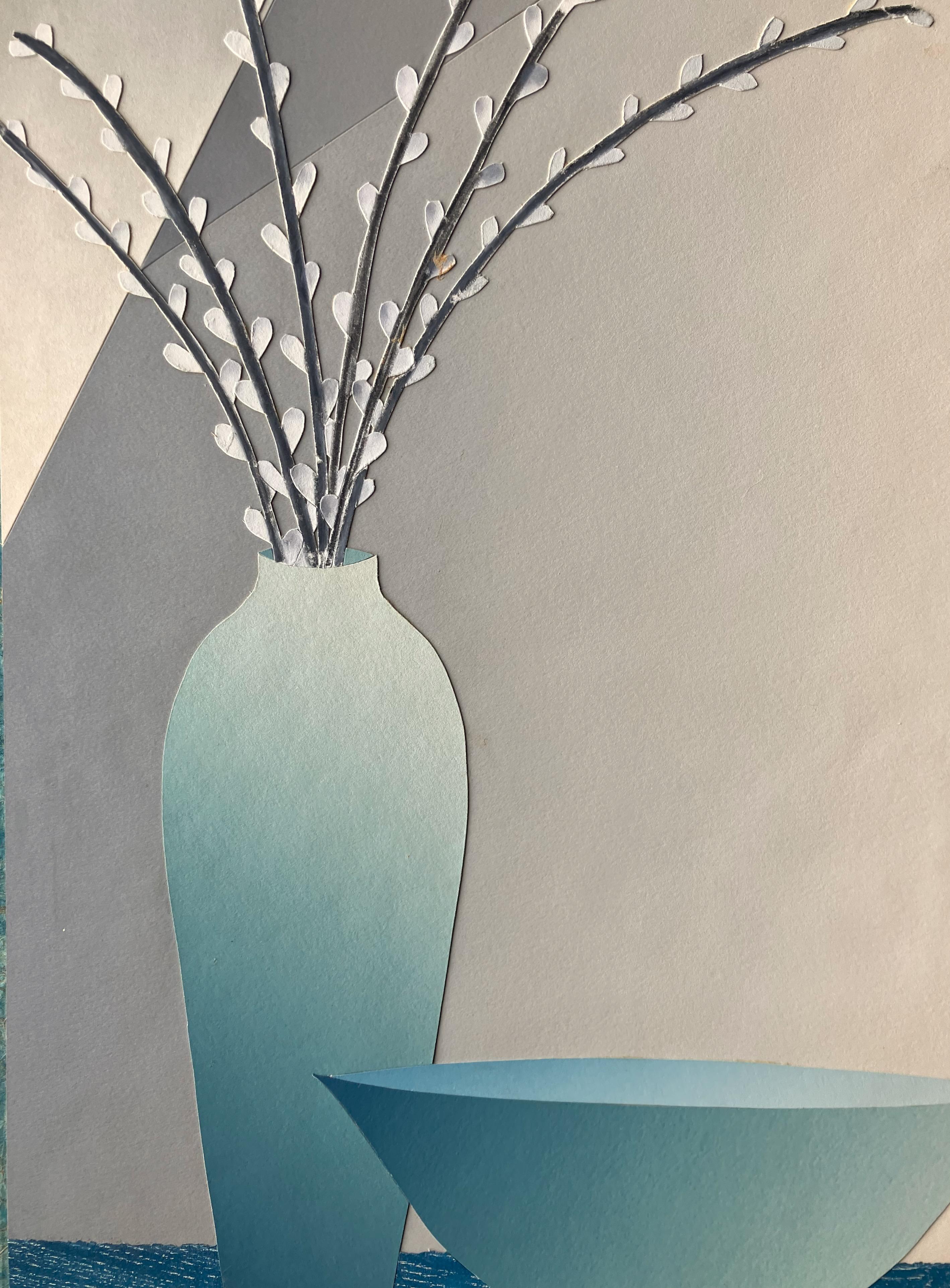 Saules dans un vase - Nature morte en vente 3