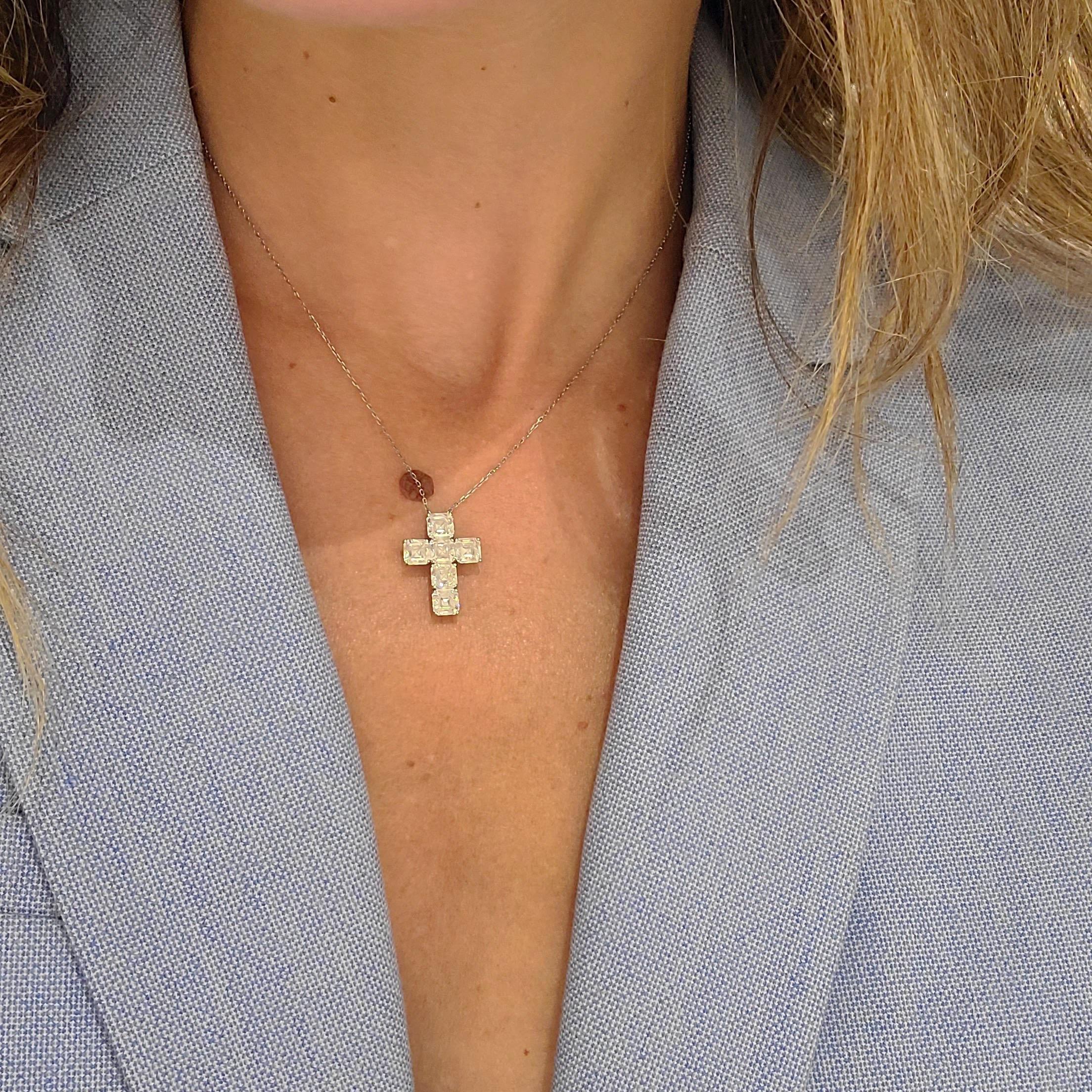 platinum crucifix