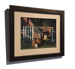 Photorealist Still Life, "American Antiques"