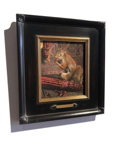 Photorealist Still Life with Squirrel, "The Bandit"