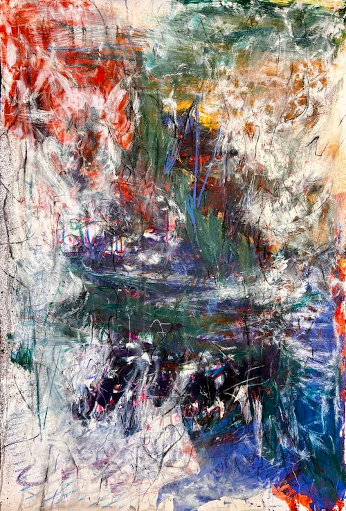 Abstract Painting di  Daniel Kanow - Fiume e ghiaccio
