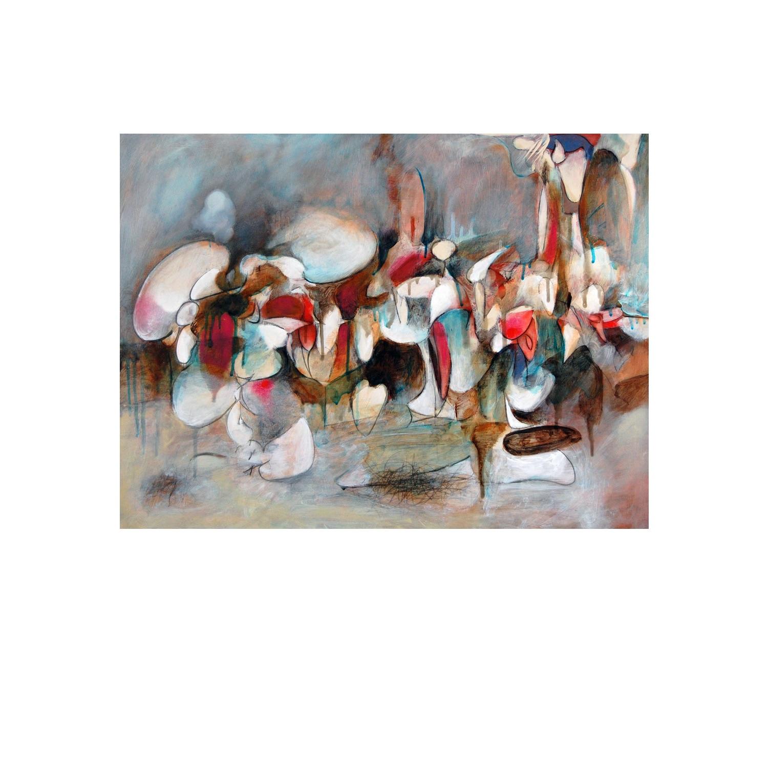 Abstract Painting di Daniel Ketelhut - Astratto "Paesaggio alieno 5