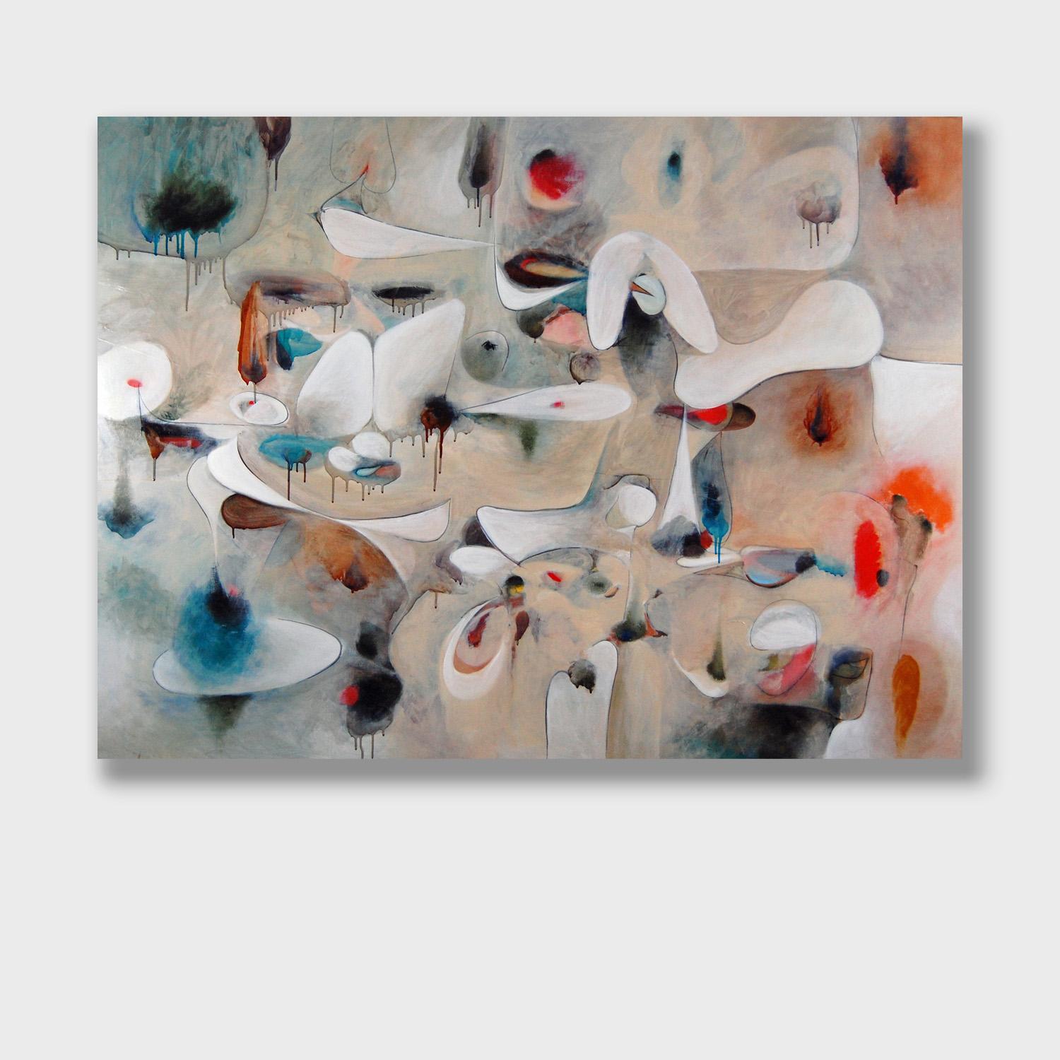 Pittura a olio astratta, 