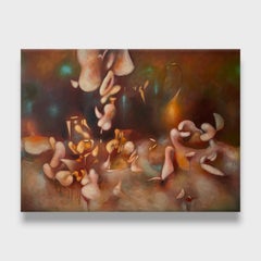 "Playground Jupiter", Abstract Oil Painting on Canvas, 2010s, Unframed