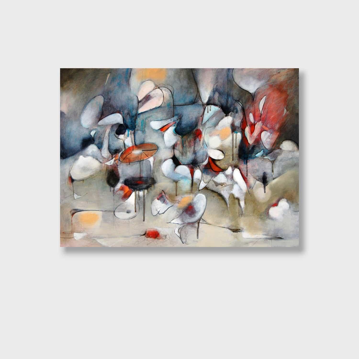 Abstract Painting "Alien Landscape 1"