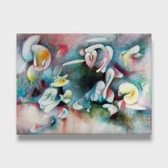 "Blessings Be Upon You", Abstract Oil Painting on Canvas, Unframed