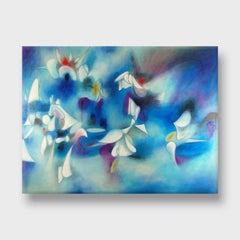 "Free From the Toils Below", Abstract Oil Painting on Canvas, 2010-