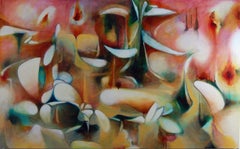 Abstract painting "Otherworldly Grove"