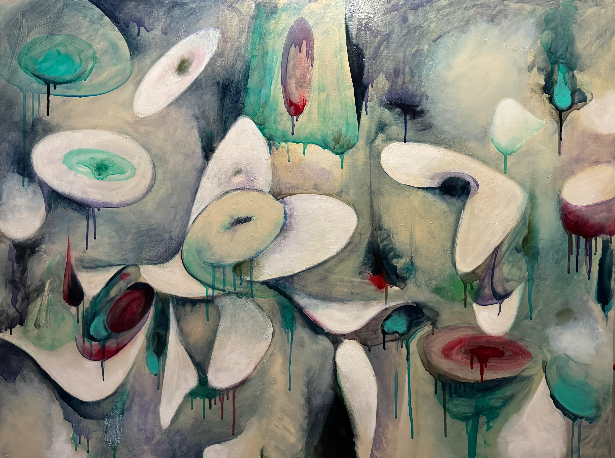 This is a one of a kind original abstract painting on wood panel by Southern California artist, Daniel Ketelhut. Its dimensions are 40"x 30"x 2". It is unframed. A certificate of authenticity will follow delivery. 


"The imagery in the paintings