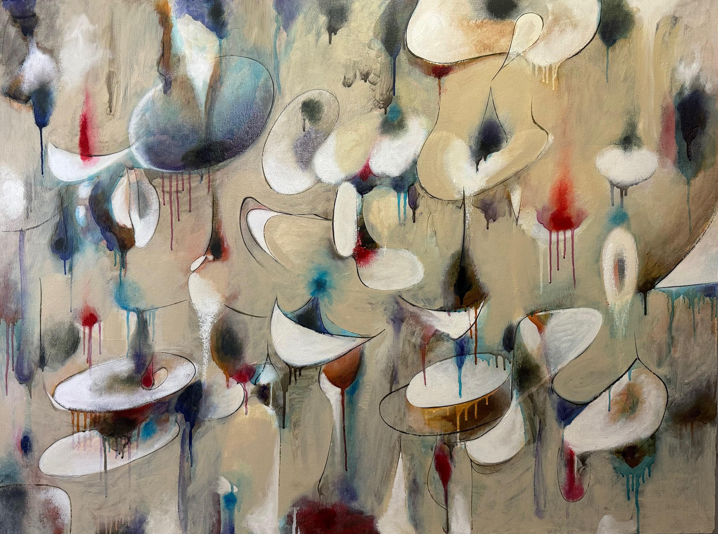 Abstract Painting di Daniel Ketelhut - Pittura astratta, "Verso un regno superiore