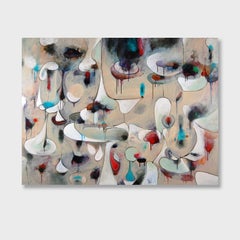 "Towards a Better Way", Abstract Oil Painting on Canvas, Contemporary